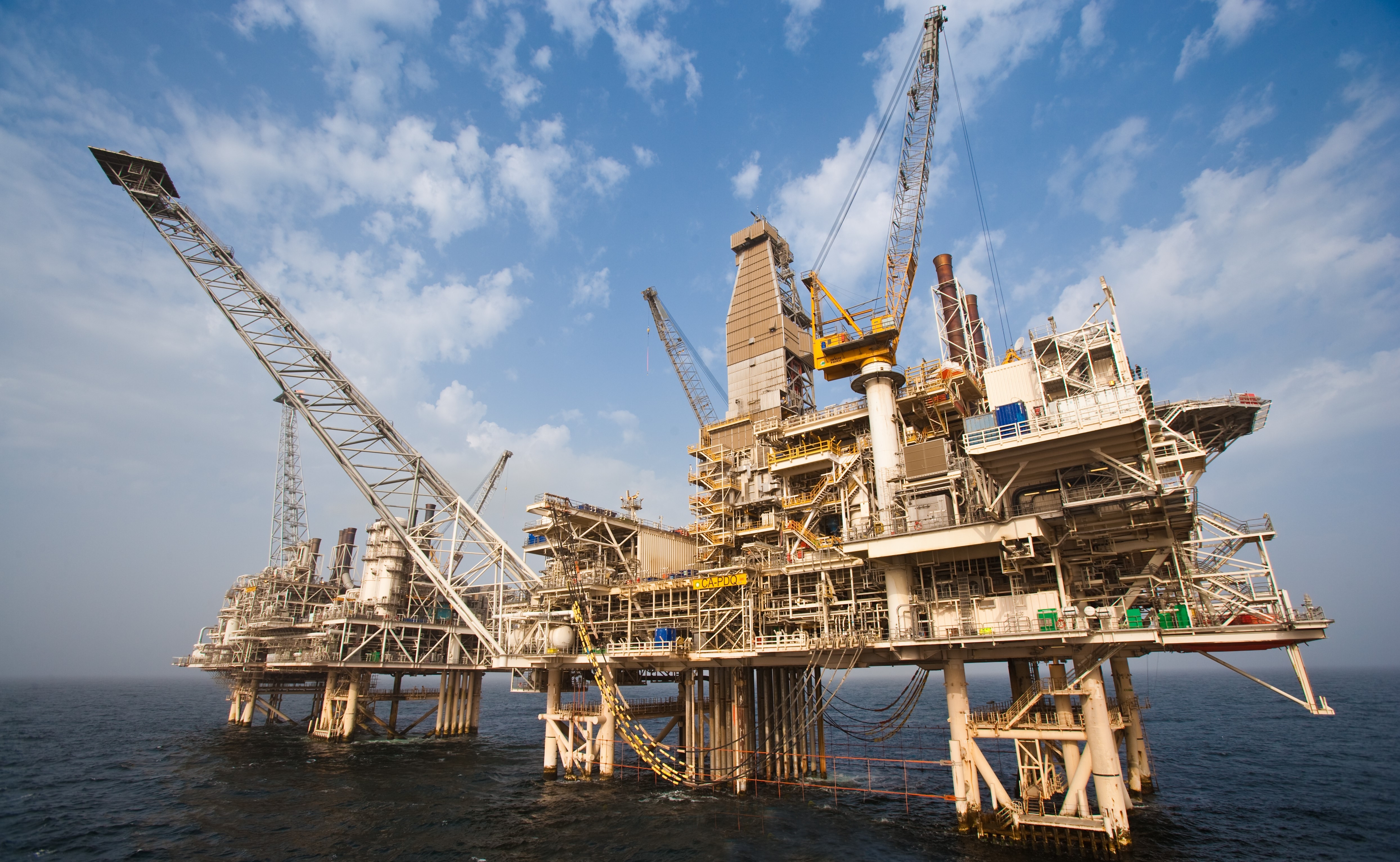 Central Azeri Patform, Caspian Sea, Photo: Stuart Conway/ BP