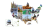 A map of the United States with images of bp's different businesses
